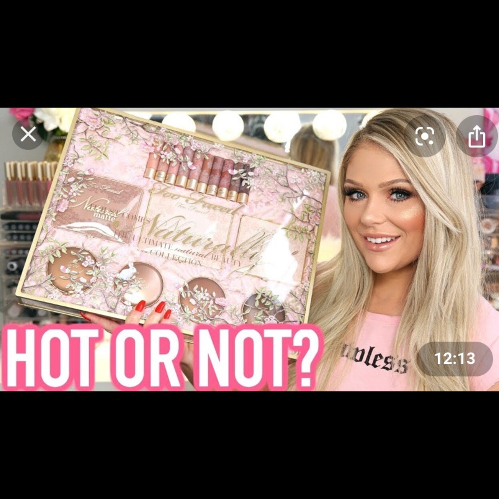 My ISO Too Faced! Look through